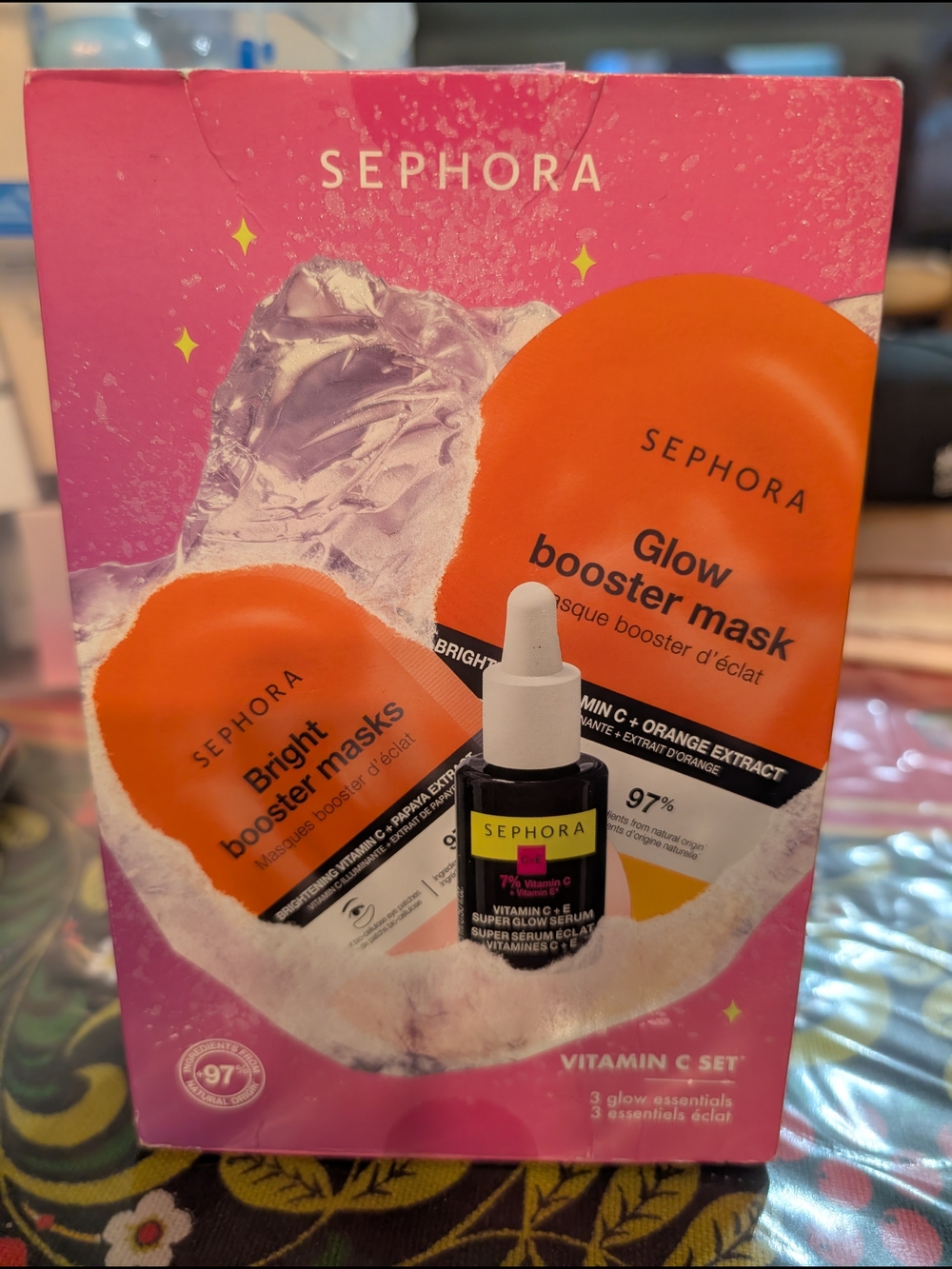 Sephora Vitamin C Glow & Bright Booster Mask Set - Orange